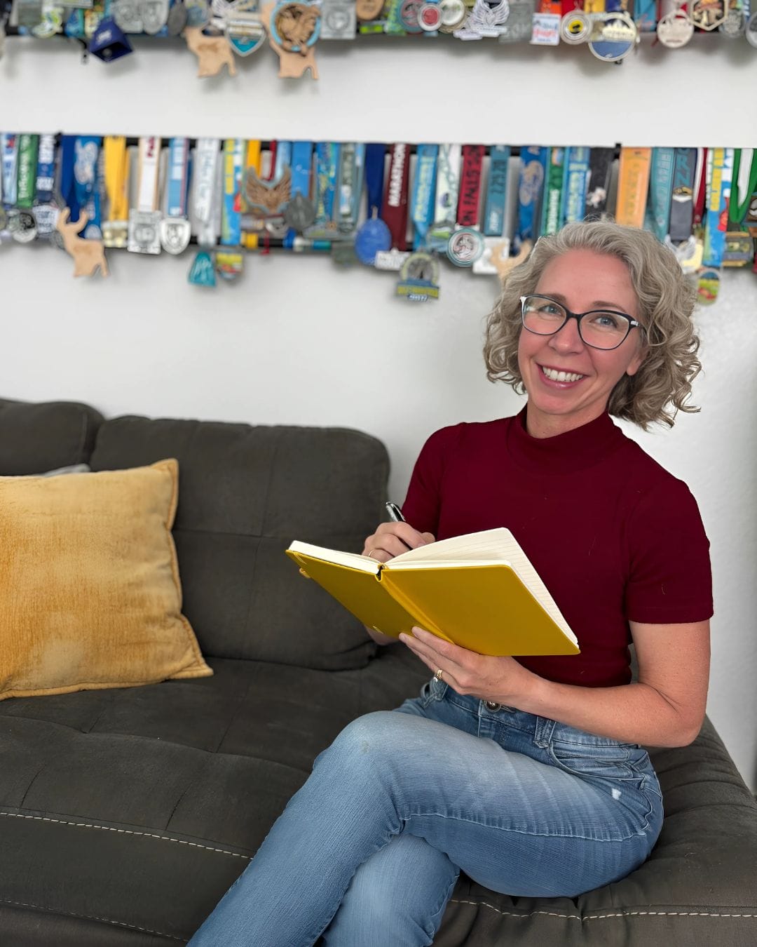 Goal Coach Pahla B, journaling at home